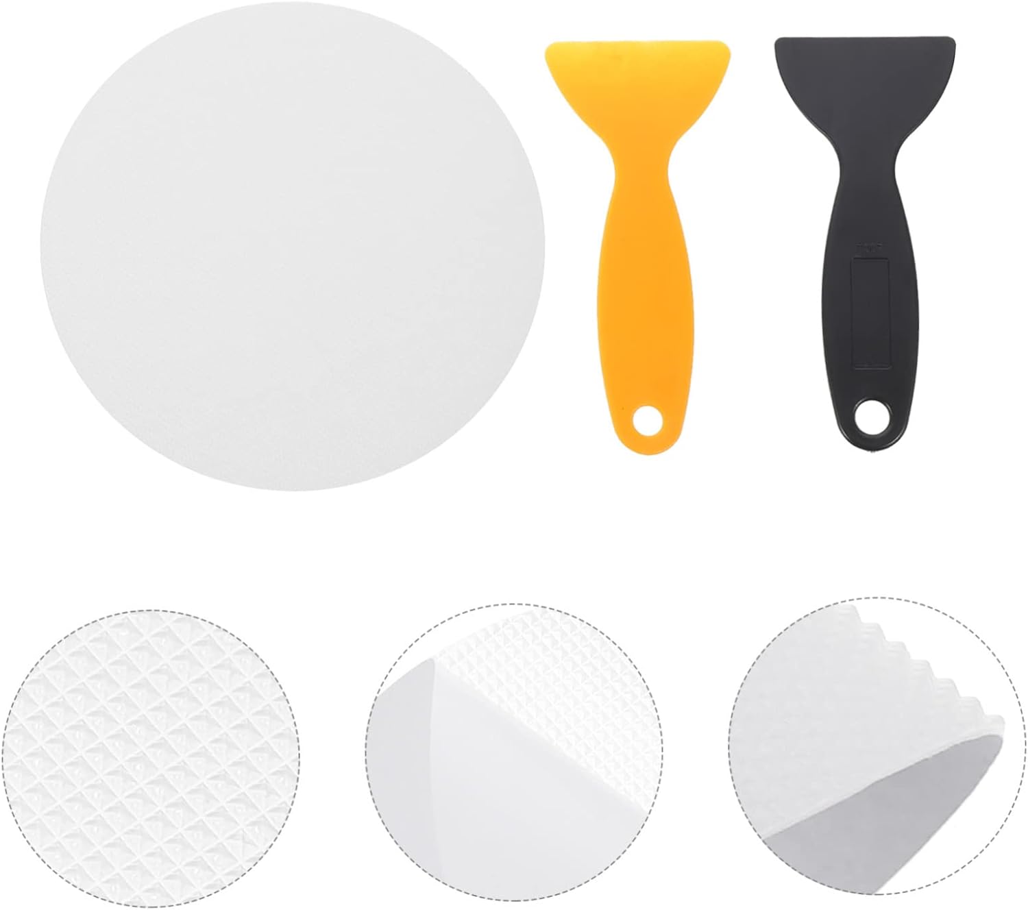 Non-Slip Bathtub Floor Decal with Scraper Adhesive for Smooth Surfaces