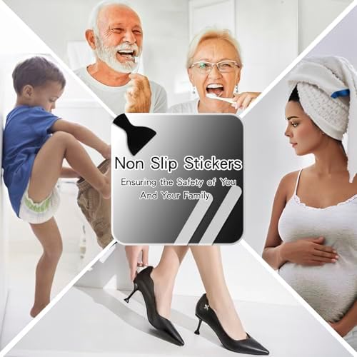 24PCS Shower Non-Slip Stickers Anti-Slip for Bathroom Safety Guide
