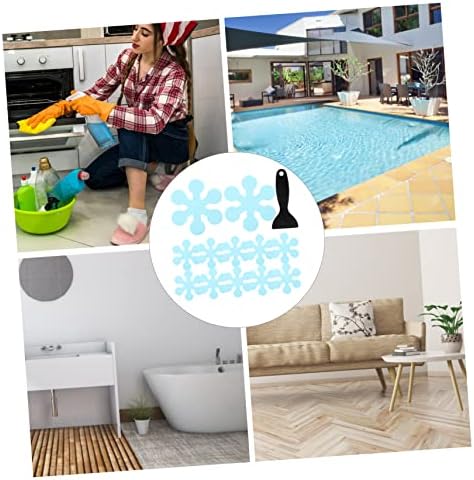 Wakauto Non Slip Bathtub Stickers Snowflake Design
