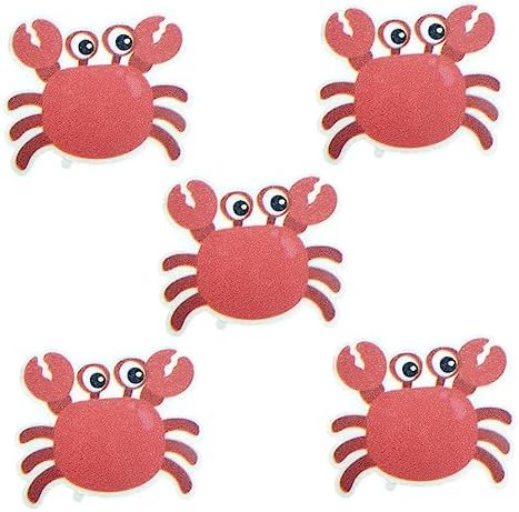 Fun Bath Stickers for Kids Red