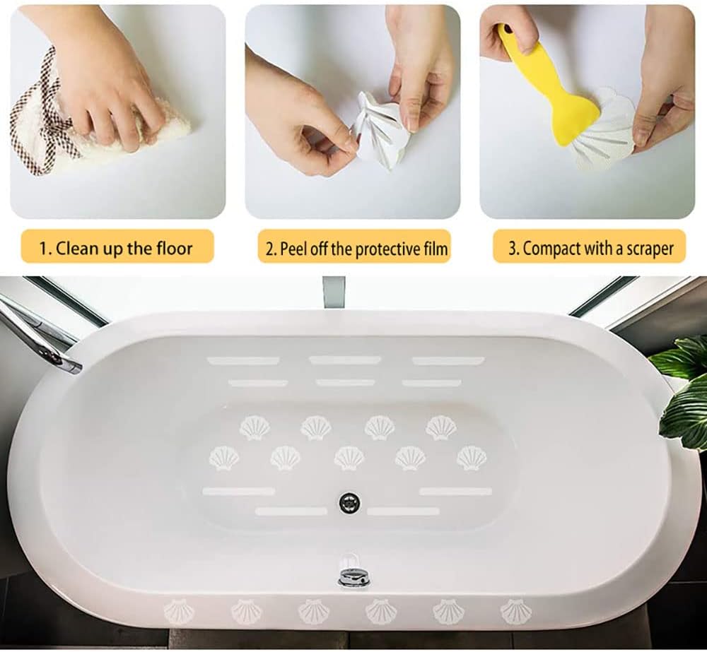 Mucee Non Slip Bathtub Stickers