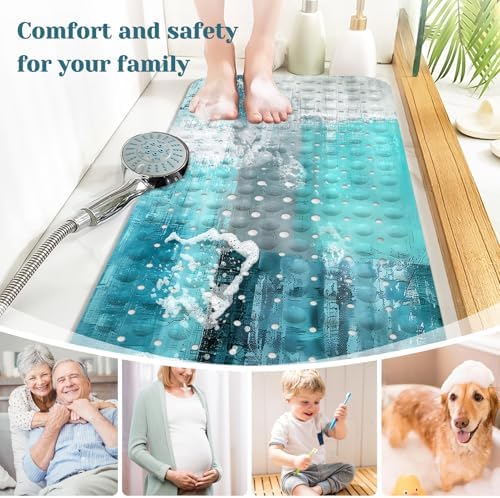 Premium Non-Slip bathtub mat for turkish abstract design