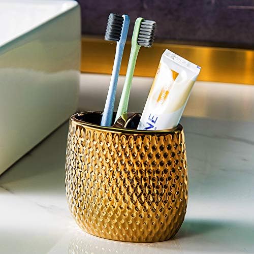 Luxury Gold-Ceramic Bathroom Accessory Set for Your Home