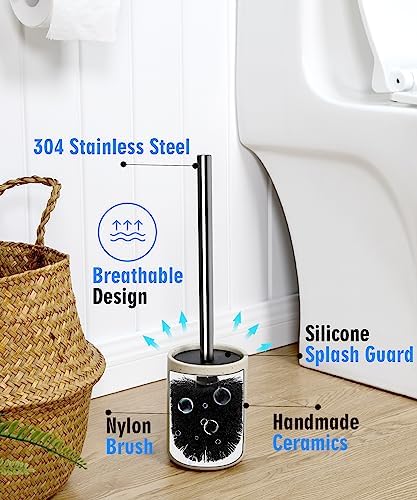 2 Pack Toilet Bowl Cleaning Brush Set
