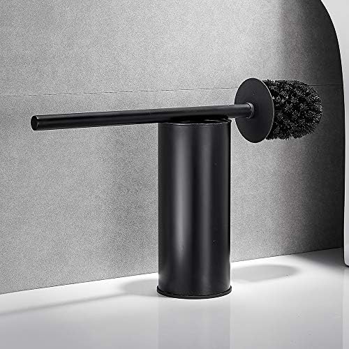 Freestanding Toilet Brush Holder 304 Stainless Steel Matte Black