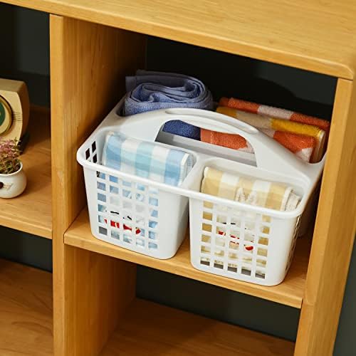 Haundry Plastic Showers Organizer with 3 Compartment Pink