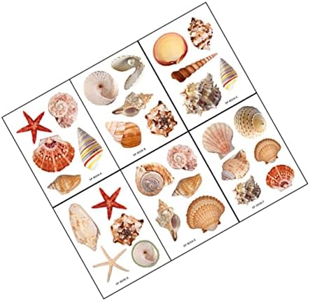 Ciieeo Self-Adhesive Shell Pattern Bath Tub Stickers