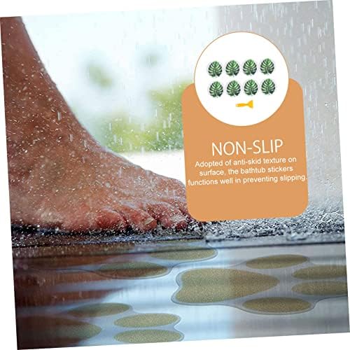 BEBEMOKO Non-Slip Leaf Stickers for Safe Bapting