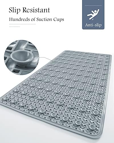 PADOOR Non Slip Bathtub Mat Machine Washable