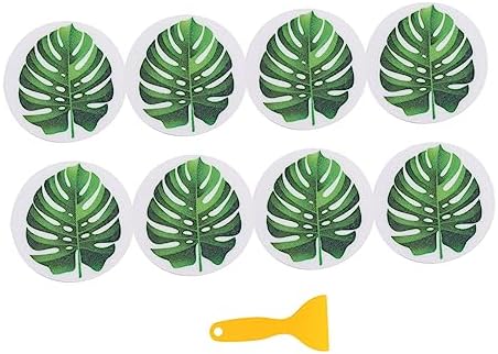 Adorable Leaf Slip bathtub decal