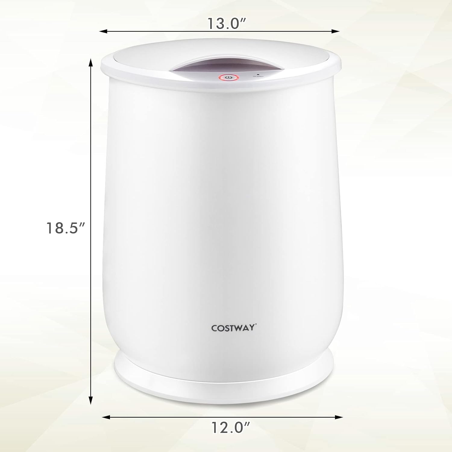 COSTWAY 21L Large Towel Heater with Flip-top Lid