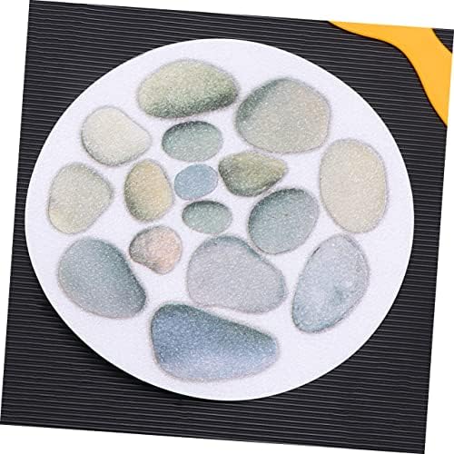 Mobestech 4pcs Non-Slip Bath Stickers for Tub Safety and Grip