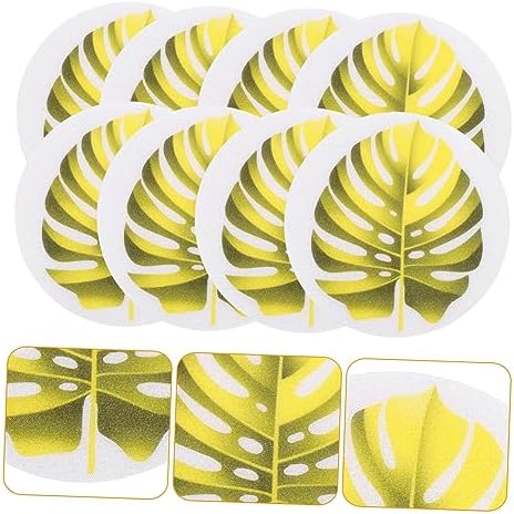 Non-Slip Bath Stickers with Leaf Design for Kids