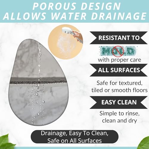 Enkosi Non-Slip Shower Mat - Durable Bath mat for wet areas