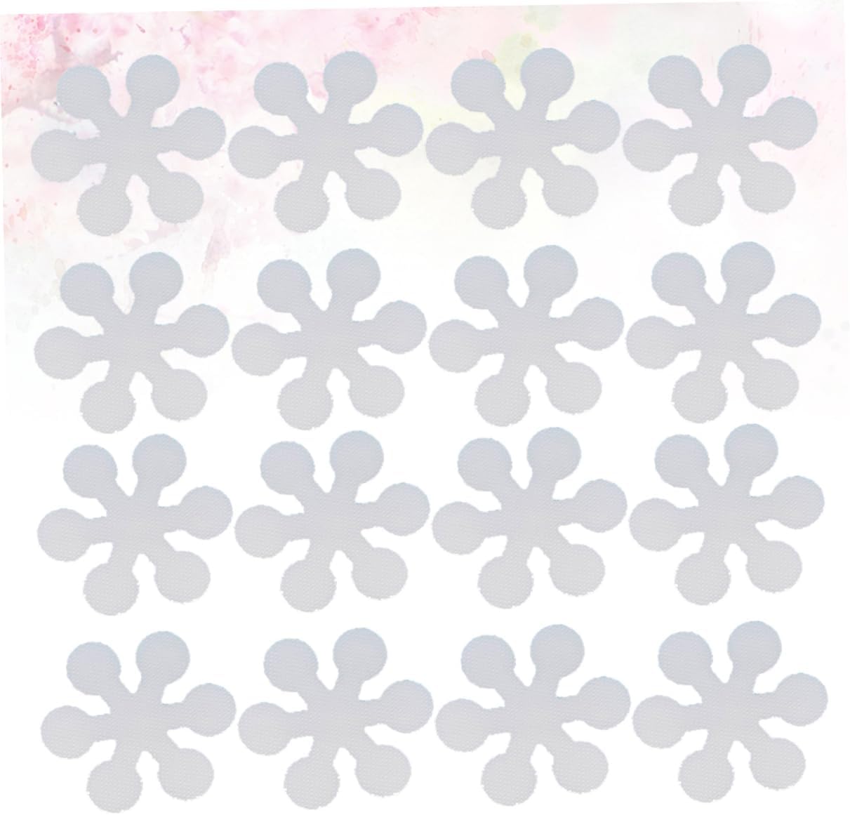 Bathtub Non-Slip Sticker Set - Snowflake Design - Easy Install Removable