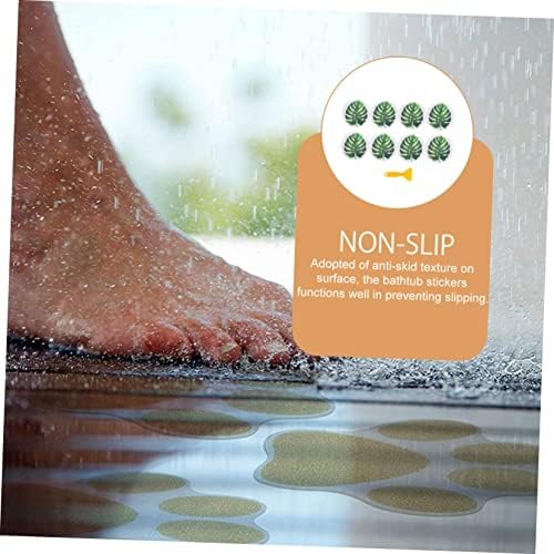 Adorable Leaf Slip Resistant Bathtub Stickers - Ideal for the Bathroom