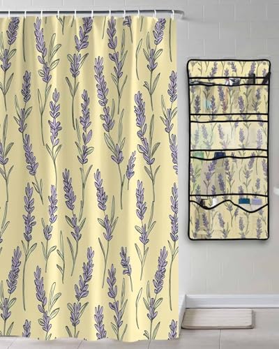 Light Yellow Bath Organizer Set