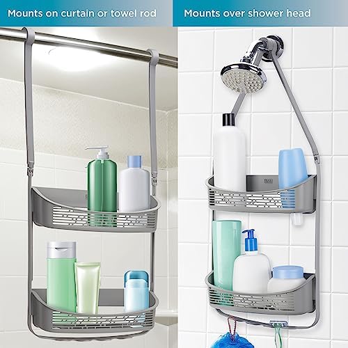 Space-saving shower organizer