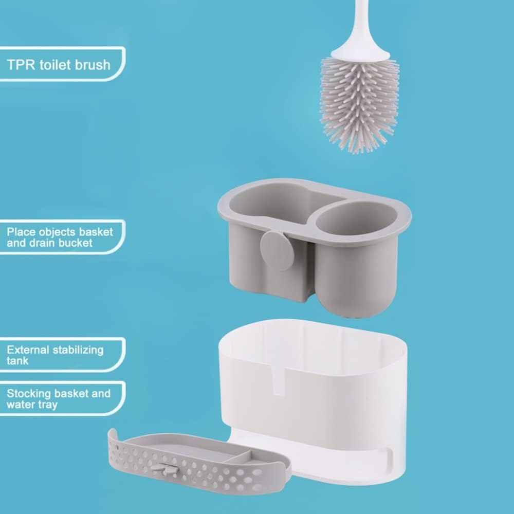 Silicone Toilet Brush with Dual Use