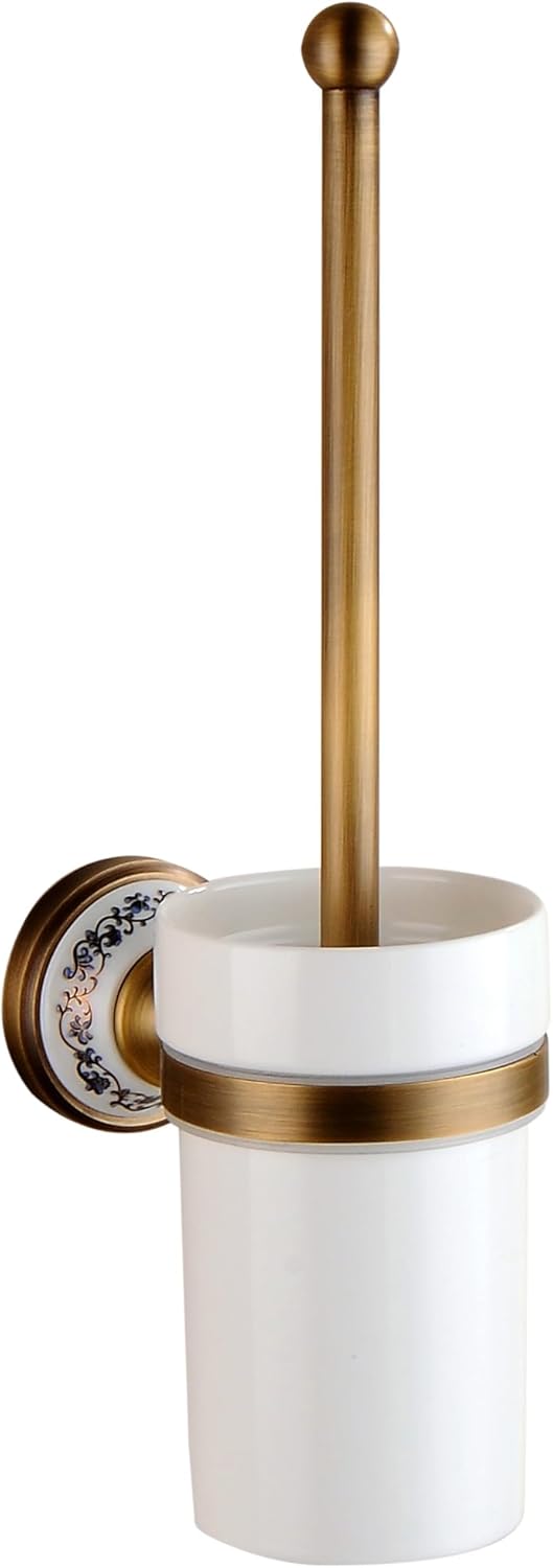 Toilet Brush with Holder - antique bronze