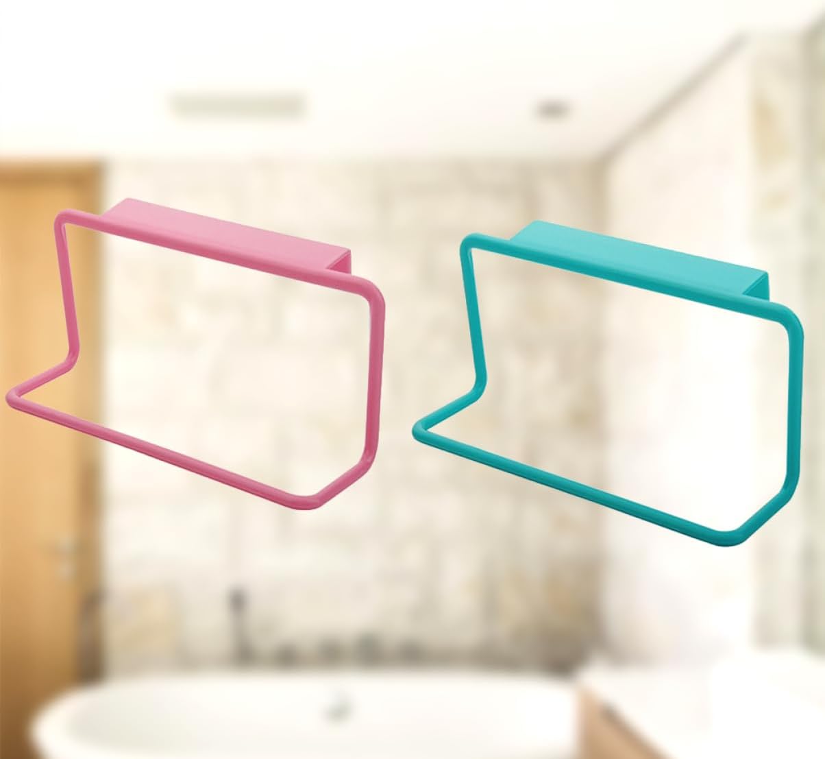 2-Piece Towel Holder Rack for Kitchen Bath