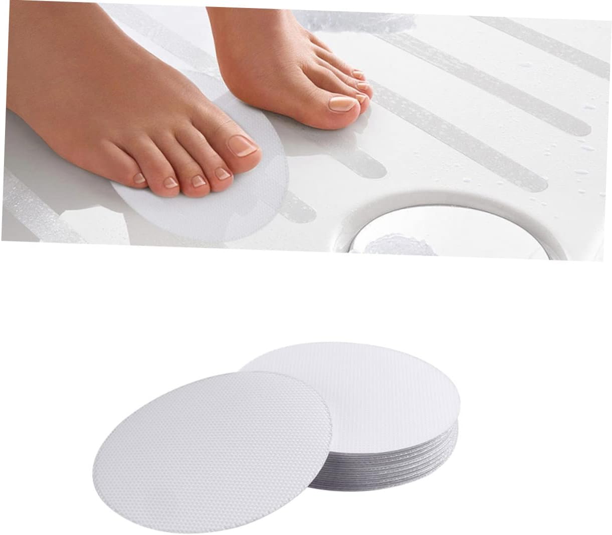 Non-Slip Bathtub Mat 36 Pcs Peva Stickers Safety Shower Floor Strips