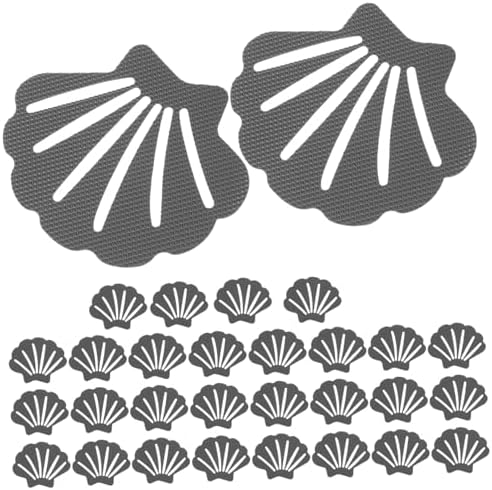 MAGICLULU 30pcs Shell Shaped Non-Skid Decals for Bathrooms