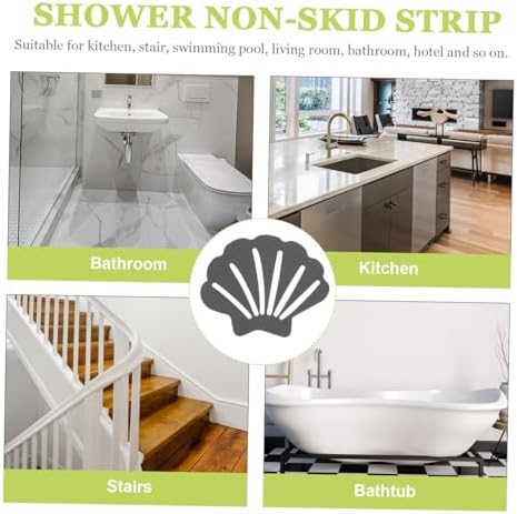MAGICLULU 30pcs Shell Shaped Non-Skid Decals for Bathrooms