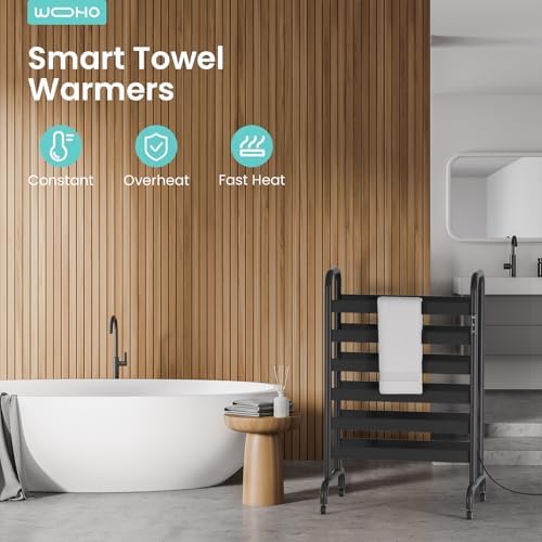 Electric Towel Warmer 12 Bars Constant Temperature Durable Energy Efficient