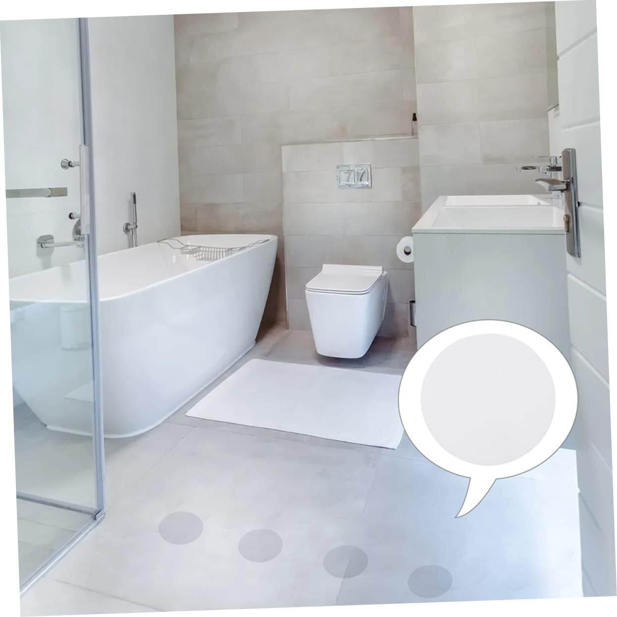Unomor Non-Skid Bathroom Stickers