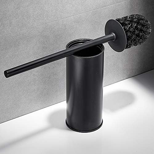 Freestanding Toilet Brush Holder 304 Stainless Steel Matte Black