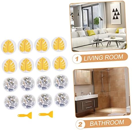 Sticker Set - Anti-Slip Bathroom Leaf Stickers for Safety and Fun