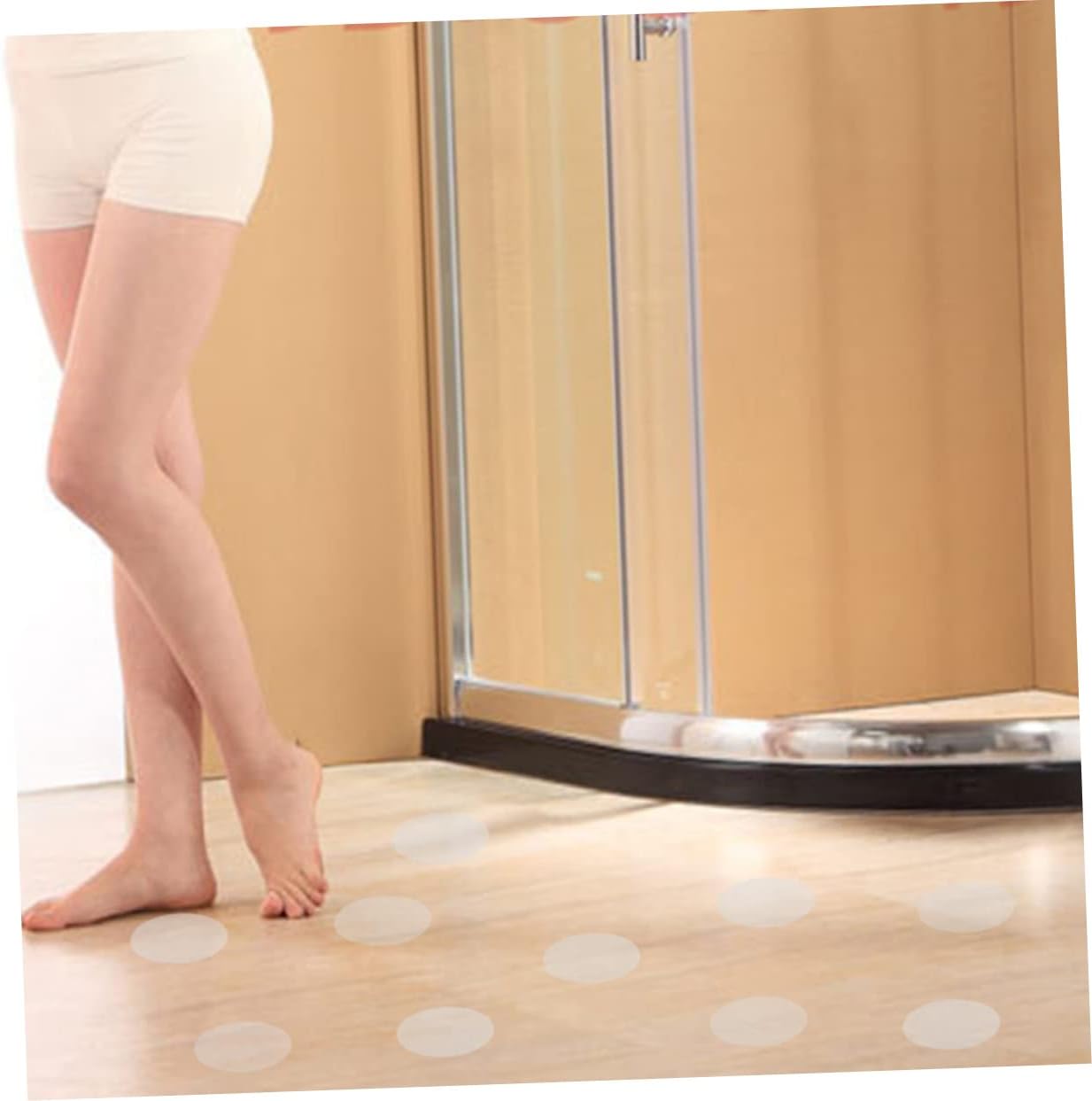 GLEAVI Anti-Slip Stickers for Bathroom 36pcs Peva Round Mats