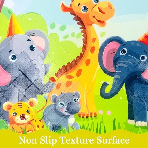 BOPPIE Non-Slip Bathtub Mat for Kids Safe Durable