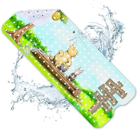 Baby Bath Mat Winnie Cartoon Kids Bathtub Mat Non Slip 40x16 Inch