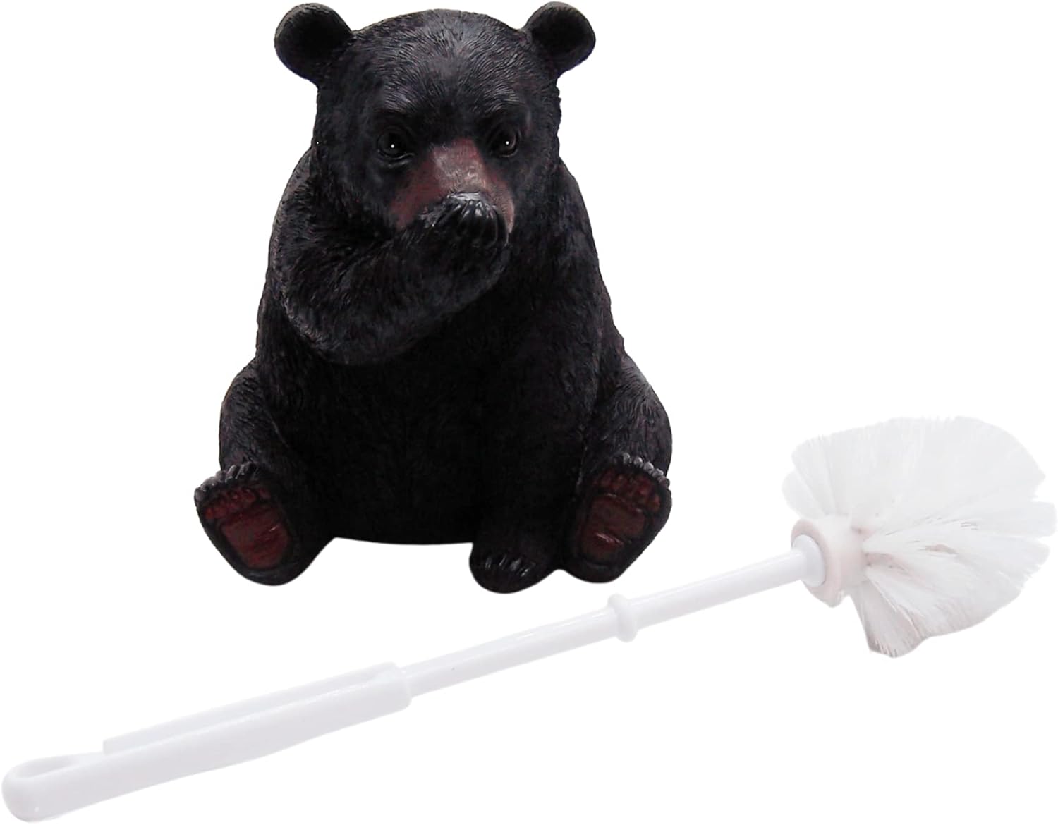 Sitting Stinky Bear Toilet Brush Holder with Brush 825 Inches
