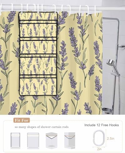 Light Yellow Bath Organizer Set