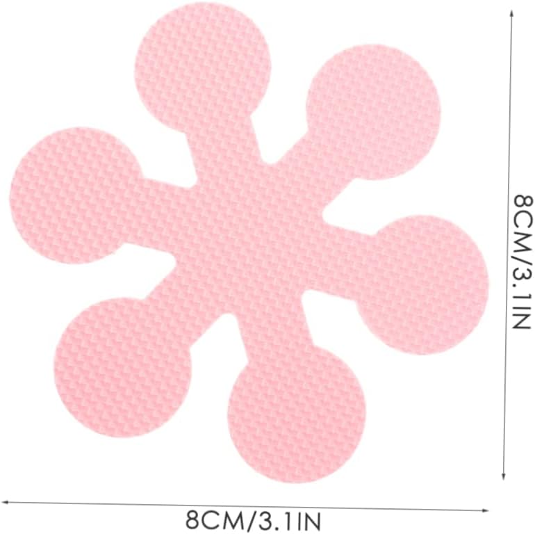 LIFKOME Bathtub Sticker Set Anti-Slip Snowflake Patterns for Safe Bathing