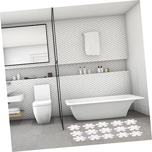 HOOTNEE Bathtub Mat Flower Design Non-Slip Peva Sticker