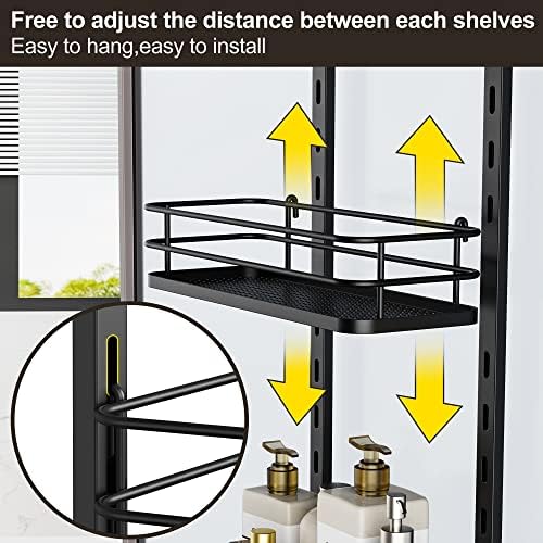 Adjustable 5 Tier Over the Door Shower Caddy