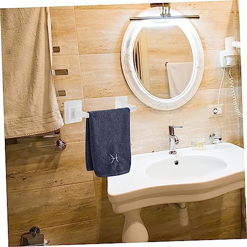 Zerodeko Adhesive Towel Holder - No Drilling Required Space-Saving for Bathroom Kitchen