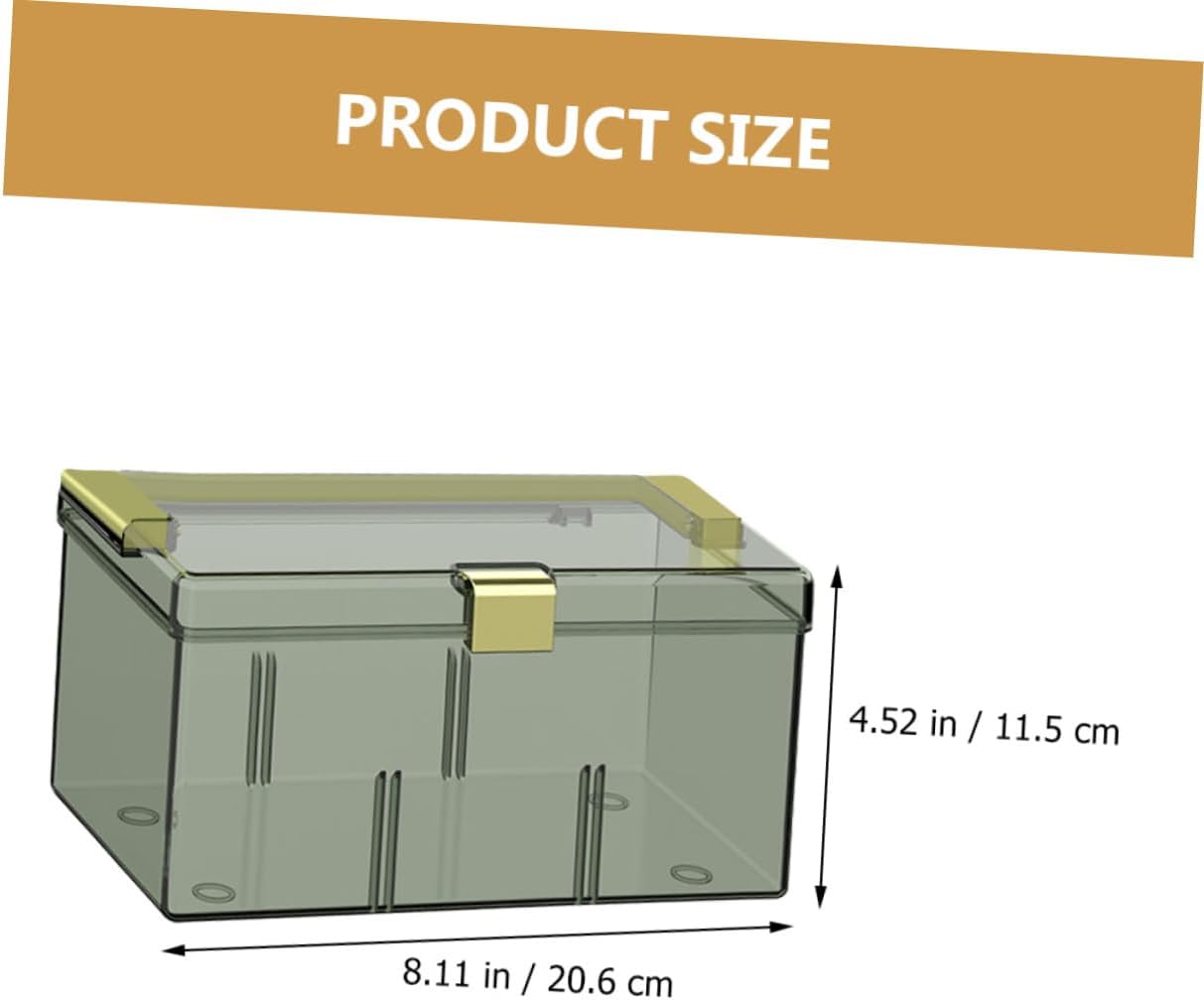 Portable Medicine Cabinet with Handle and Lid Storage Organizer