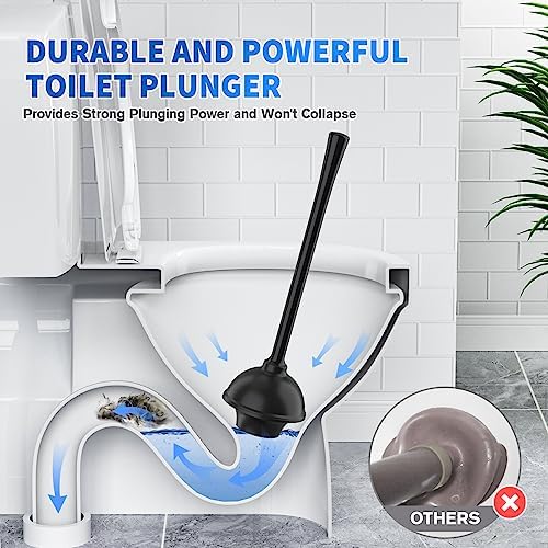 LOVLOY 2 Pcs Toilet Plunger and Brush Set