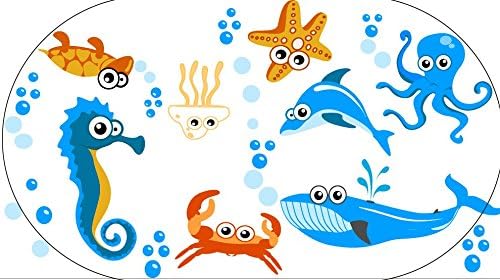 Anti-Slip Baby Bath Mat with Suction Cups