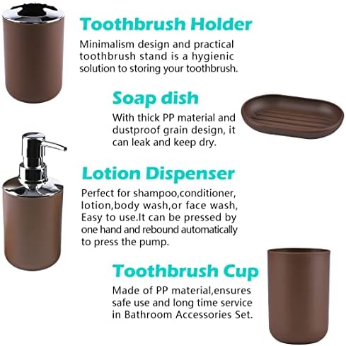 Papillon 6-Piece Bathroom Organization Set