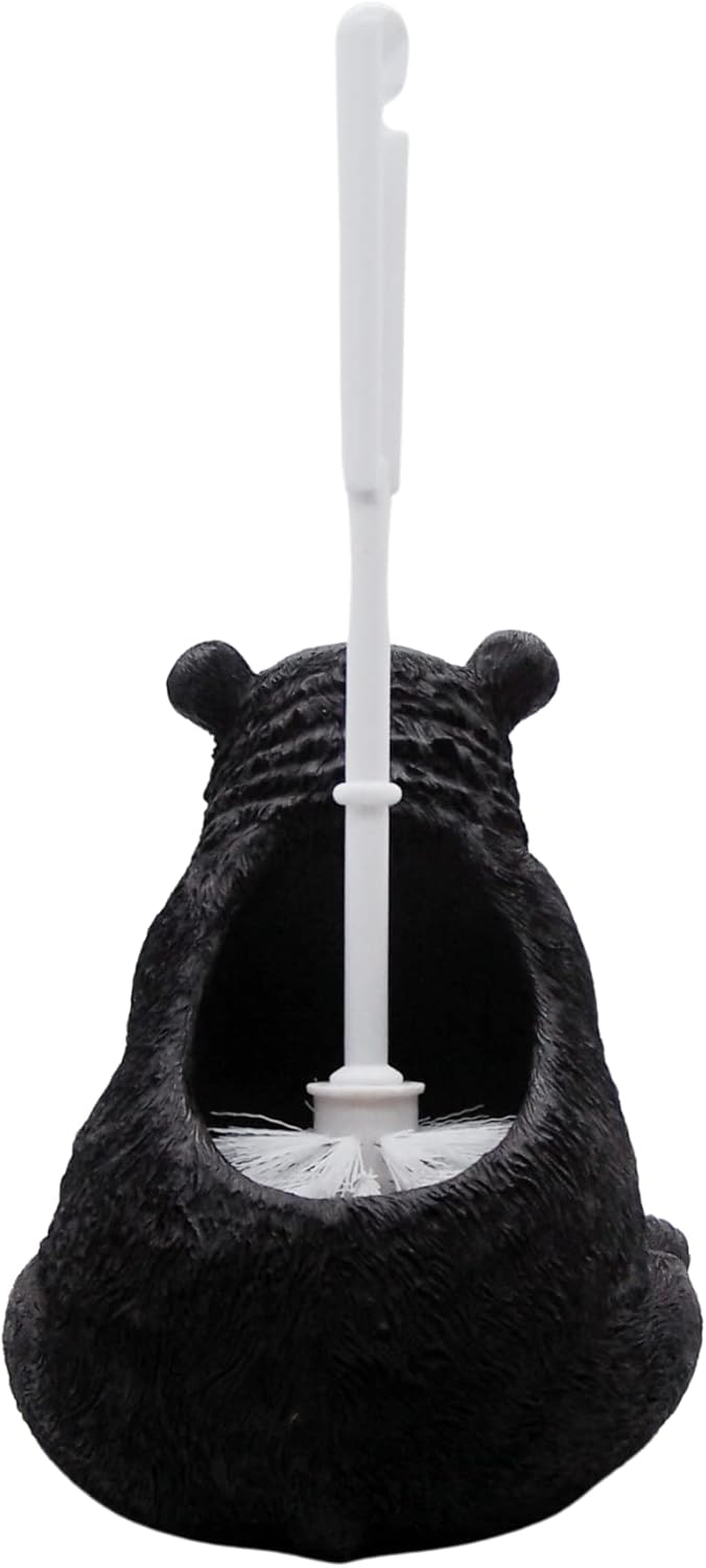 Sitting Stinky Bear Toilet Brush Holder with Brush 825 Inches