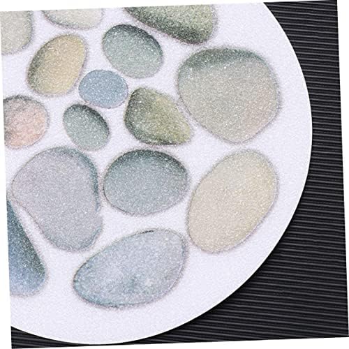 Healifty 4Pcs Stone Pattern Bath Sticker - Safe Slipping Resistant