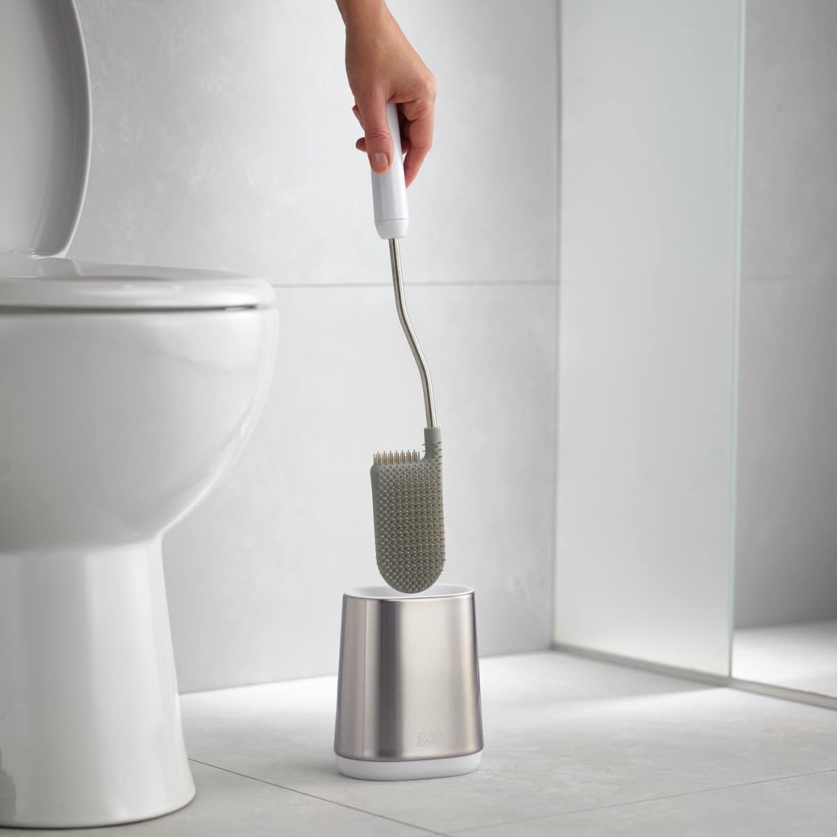 Sturdy Steel Toilet Brush