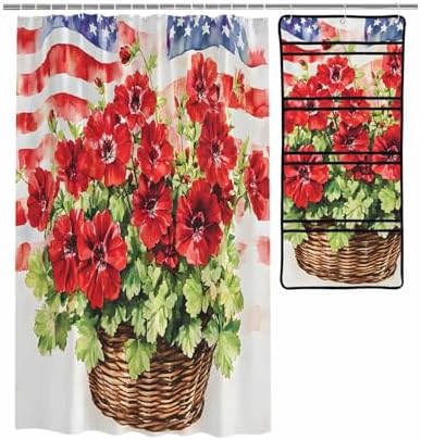 Elegant Independence Day Red Showers Organizer
