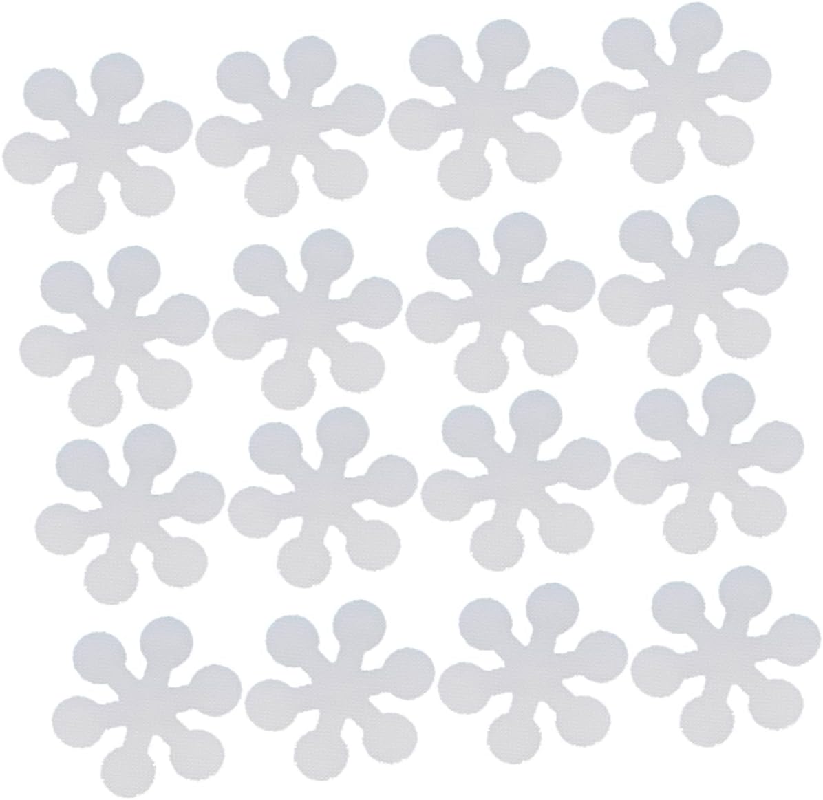 Bathtub Non-Slip Sticker Set - Snowflake Design - Easy Install Removable